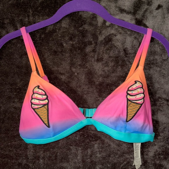 Hollister Swim Hollister Ice Cream Cone Bikini Swim Top Poshmark